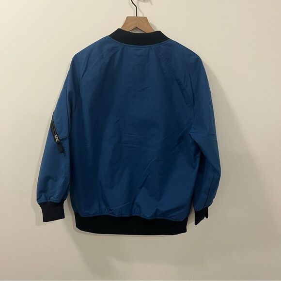 Everlane Blue Bomber Jacket NEW Small - Picture 8 of 16